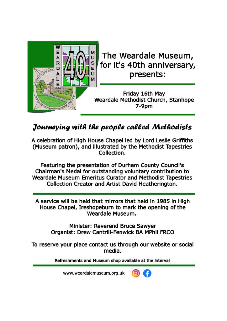 weardale museum anniversary 
